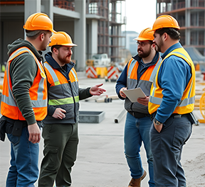 Maintenance supervisor guiding a team on best maintenance practices and proactive maintenance strategies.