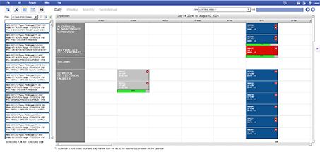 Image: screenshot of MAPCON's calendar